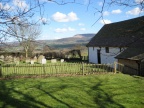 Burial ground rear of chapel from Landmark cottage garden